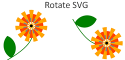 旋转 SVG 图标